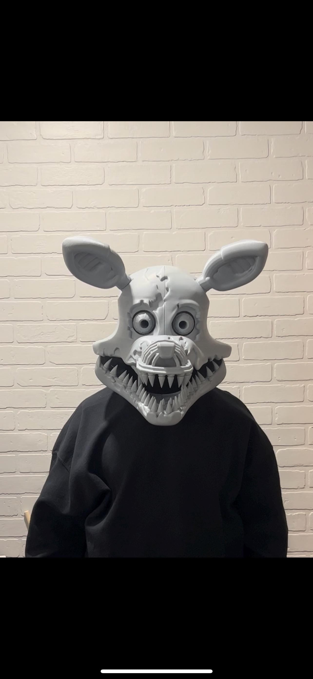 Nightmare Foxy Cosplay Helmet FNAF Five Nights At Freddy’s