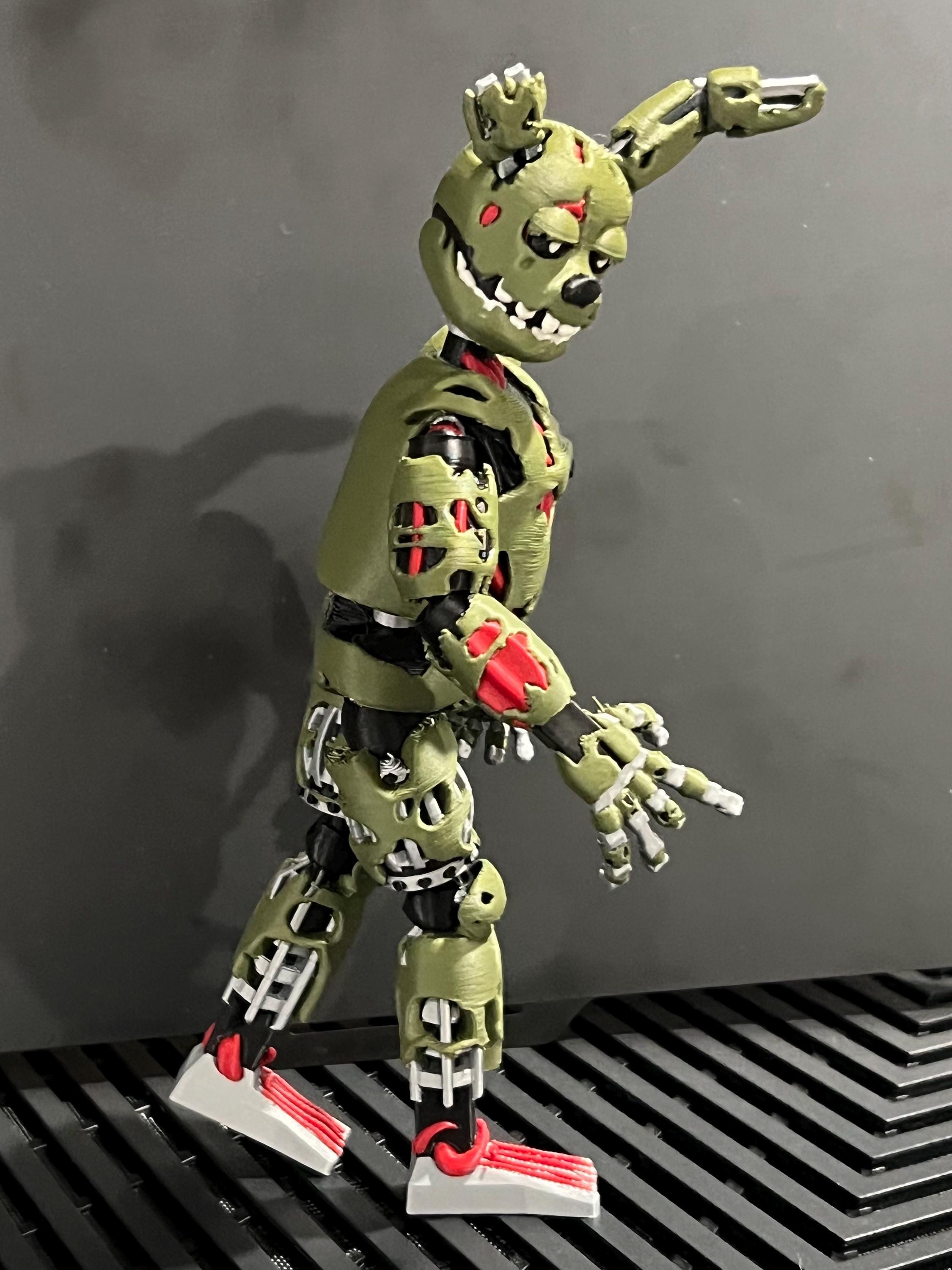 Springtrap Articulating Figure FNAF 3 Five Nights At Freddy’s