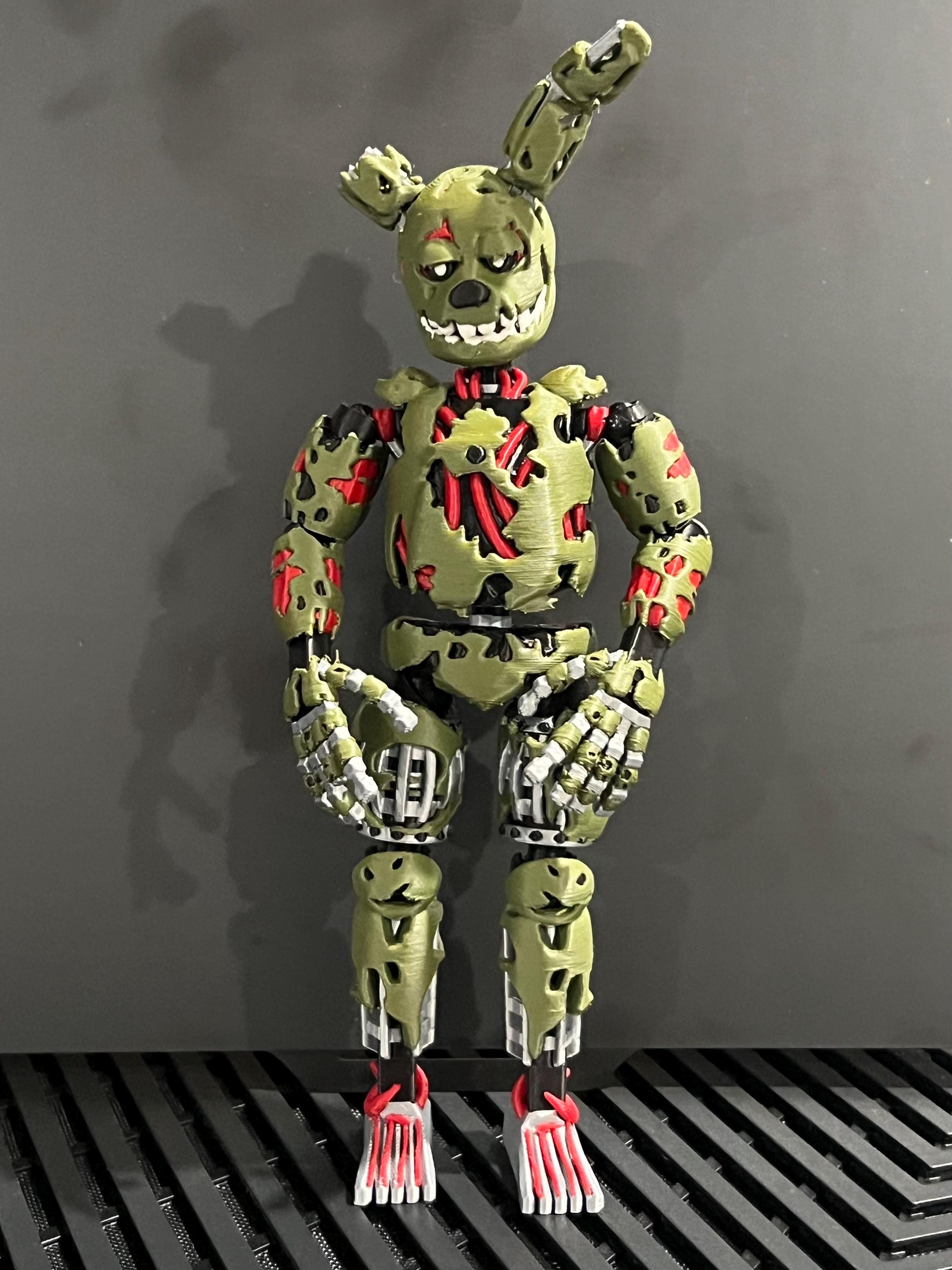 Springtrap Articulating Figure FNAF 3 Five Nights At Freddy’s