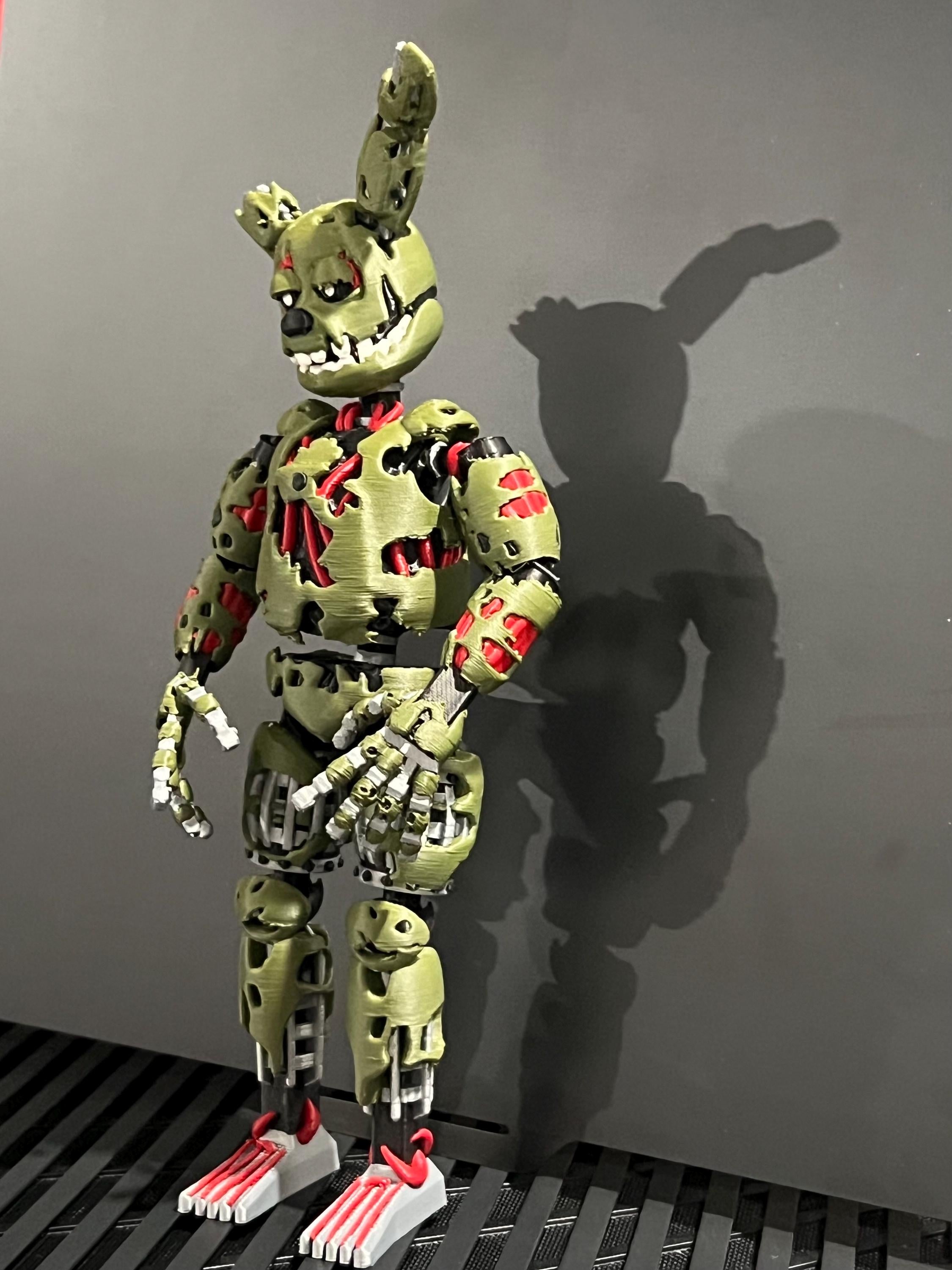 Springtrap Articulating Figure FNAF 3 Five Nights At Freddy’s