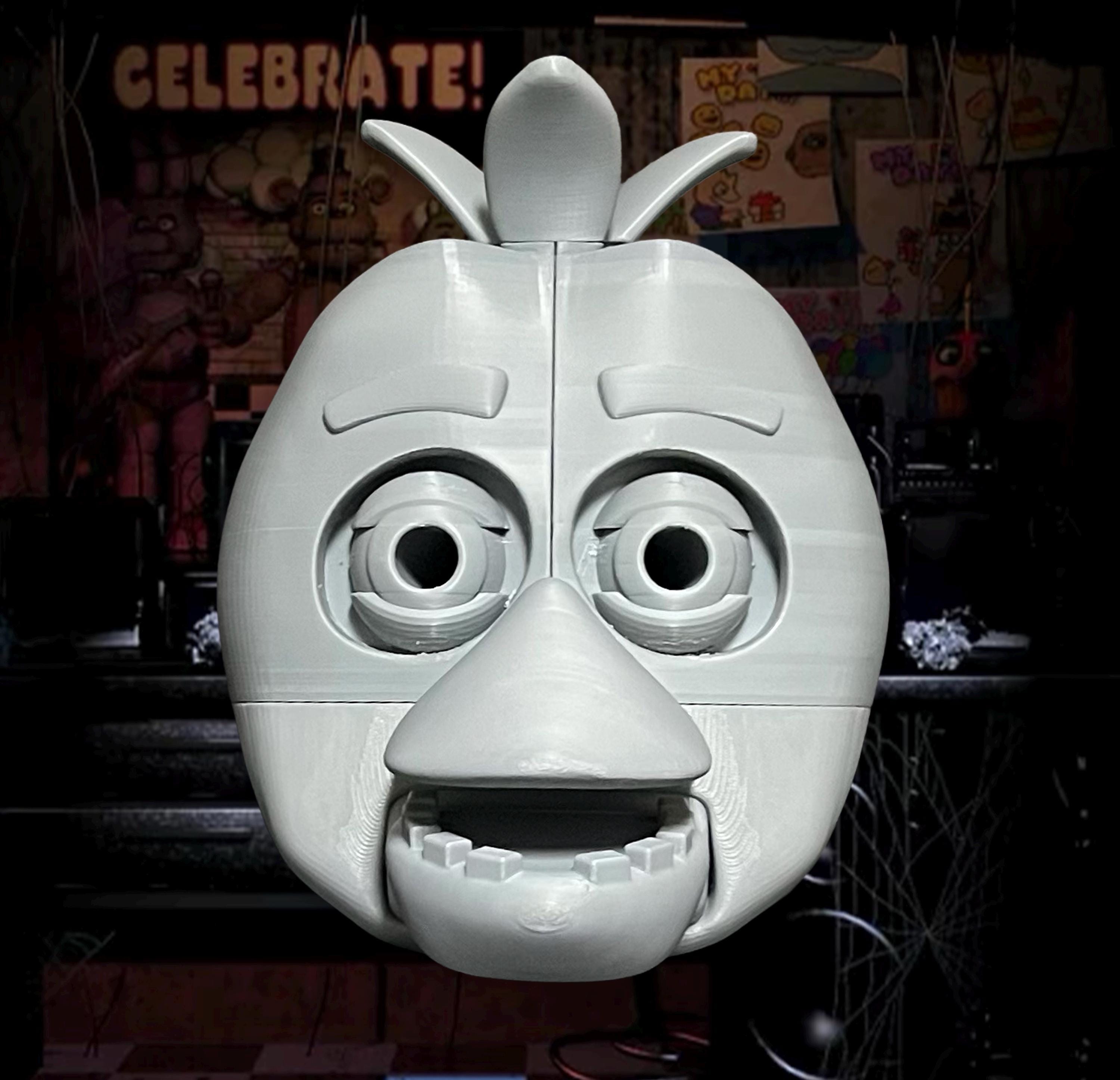 Chica Cosplay Helmet FNAF Five Nights At Freddy’s