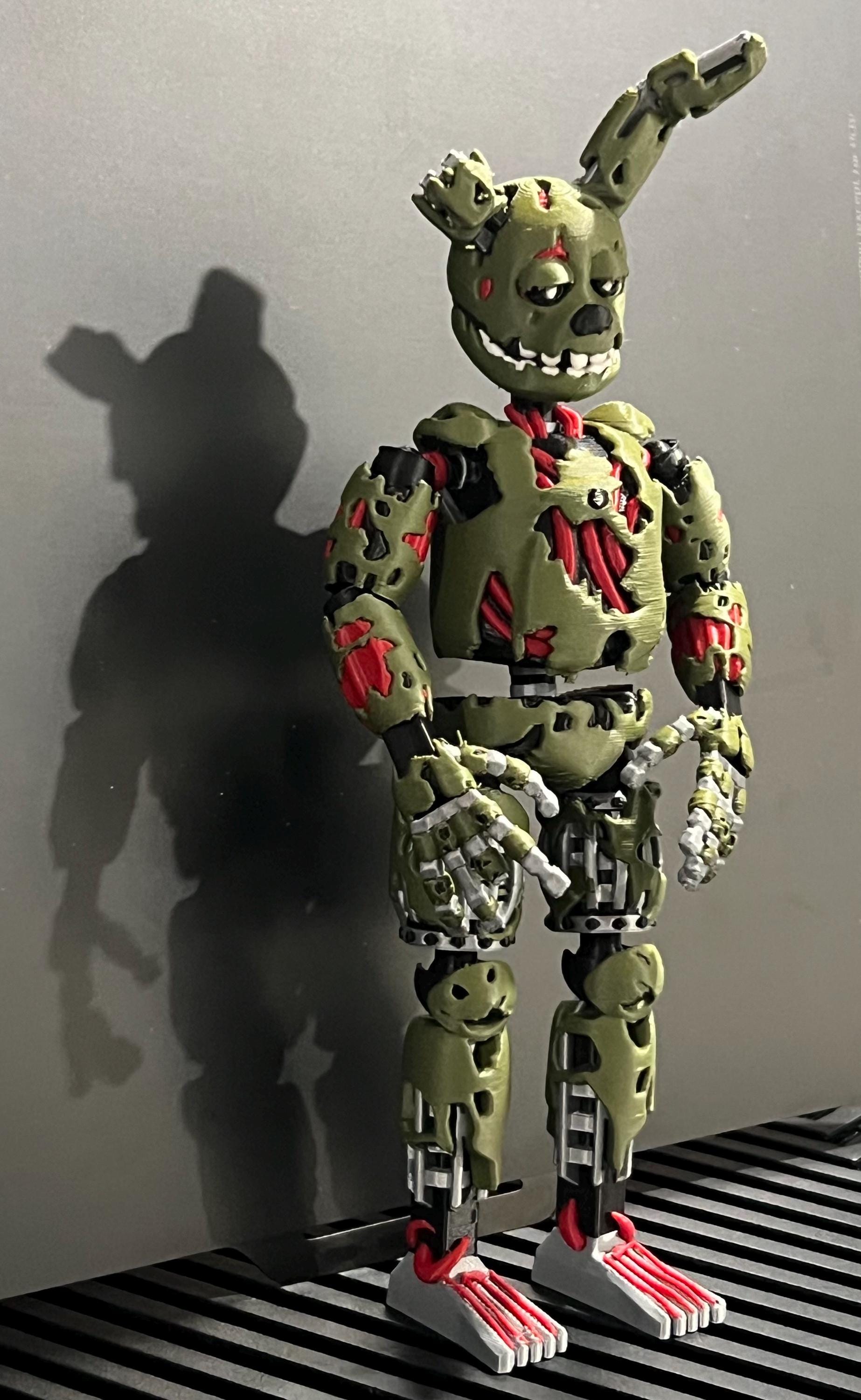 Springtrap Articulating Figure FNAF 3 Five Nights At Freddy’s